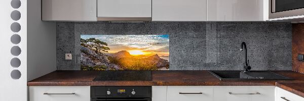 Keuken achterwand Zonsondergang