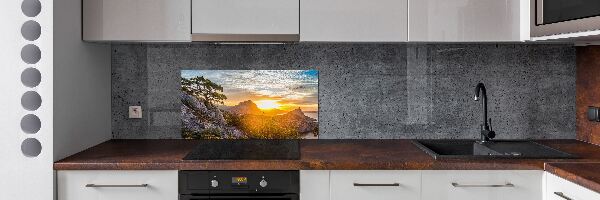 Keuken achterwand Zonsondergang