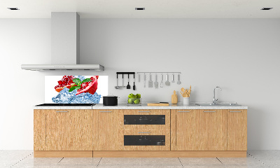 Achterwand keuken Granaatappel met ijs