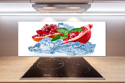 Panel do kuchni Granat z lodem