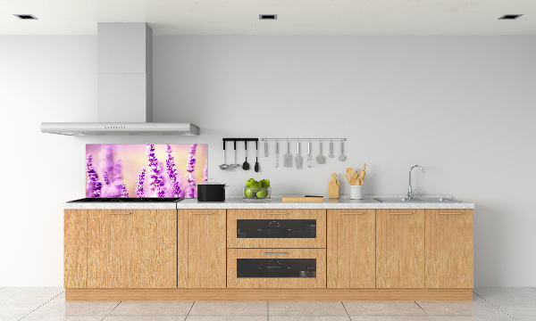 Spatscherm keuken Lavendel