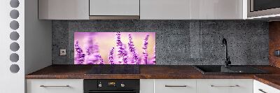 Spatscherm keuken Lavendel
