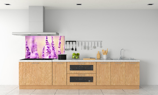 Spatscherm keuken Lavendel