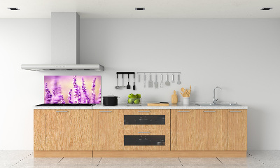 Spatscherm keuken Lavendel