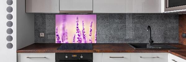 Spatscherm keuken Lavendel