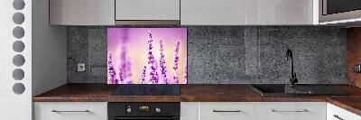 Spatscherm keuken Lavendel