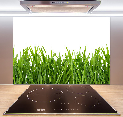 Panel szklany do kuchni Trawa