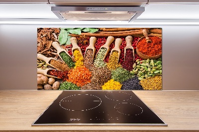 Keuken achterwand Kleurrijke kruiden