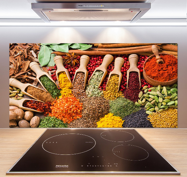 Panel do kuchni Kolorowe przyprawy