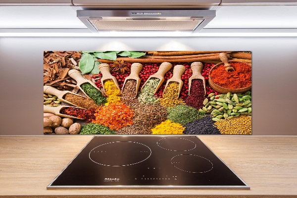 Keuken achterwand Kleurrijke kruiden