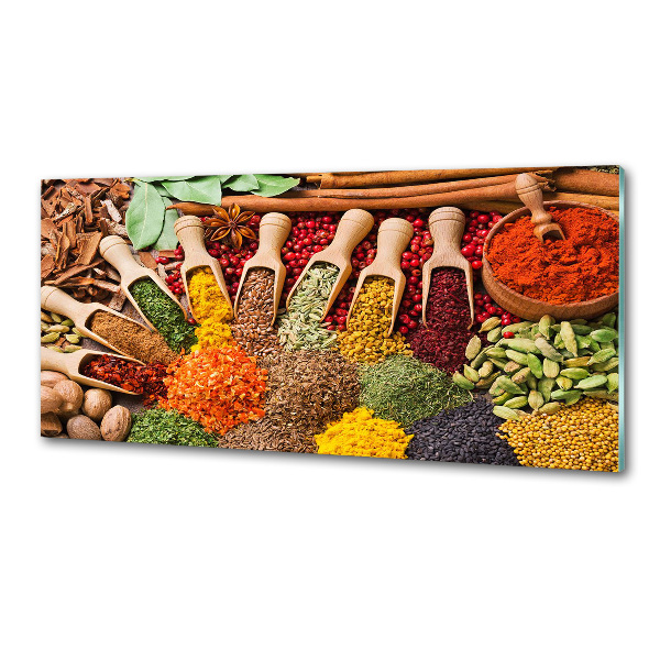 Keuken achterwand Kleurrijke kruiden