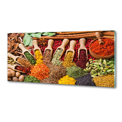 Keuken achterwand Kleurrijke kruiden