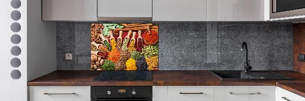 Keuken achterwand Kleurrijke kruiden