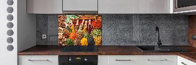 Keuken achterwand Kleurrijke kruiden