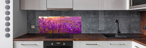 Keuken achterwand Lavendelveld