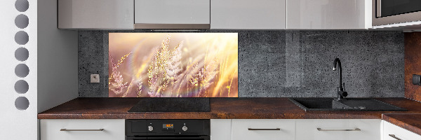 Achterwand keuken Hoog gras