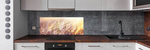 Achterwand keuken Hoog gras