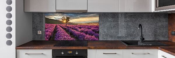 Keuken achterwand Lavendelveld
