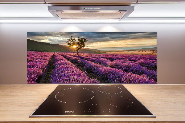 Keuken achterwand Lavendelveld