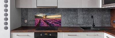 Keuken achterwand Lavendelveld
