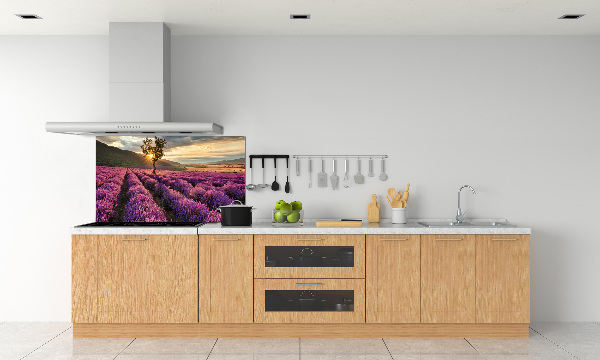 Keuken achterwand Lavendelveld