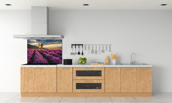Keuken achterwand Lavendelveld