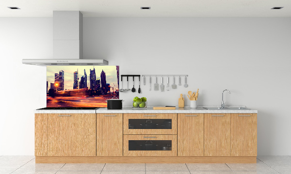 Panel do kuchni Szanghaj nocą