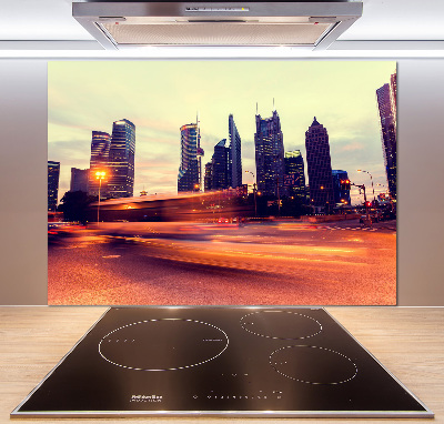 Panel do kuchni Szanghaj nocą