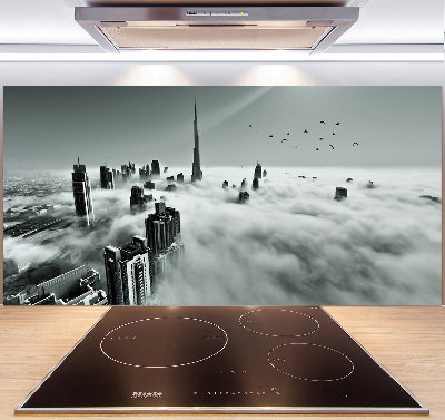 Spatplaat keuken Mist boven Dubai