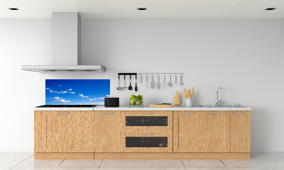 Glazen achterwand keuken Wolken aan de hemel