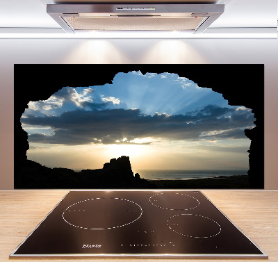 Achterwand keuken Zonsondergang