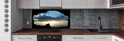 Achterwand keuken Zonsondergang