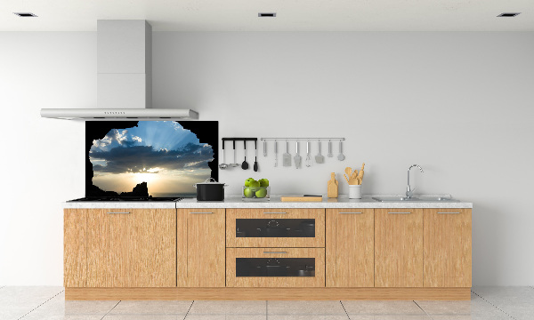 Achterwand keuken Zonsondergang
