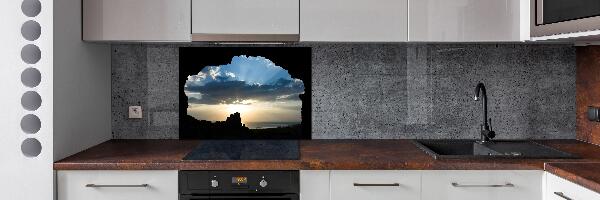 Achterwand keuken Zonsondergang