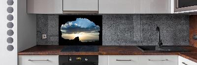 Achterwand keuken Zonsondergang