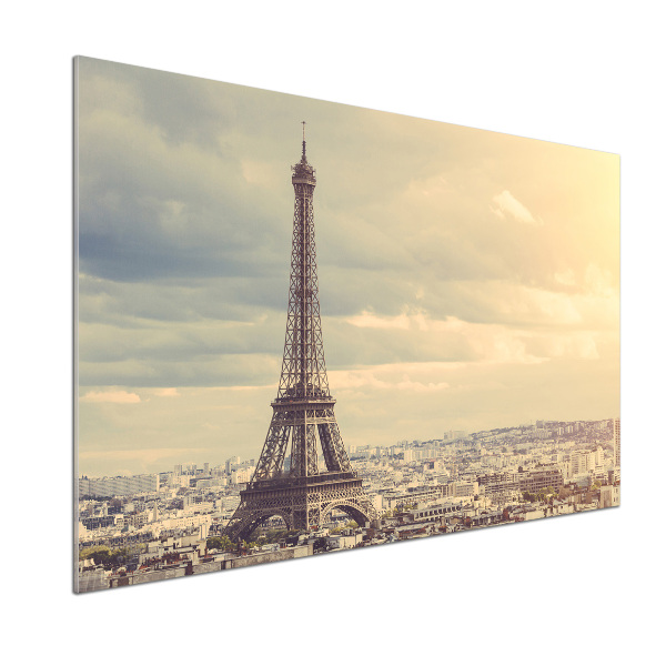 Glazen achterwand keuken Eiffeltoren Parijs