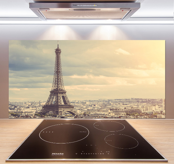 Glazen achterwand keuken Eiffeltoren Parijs