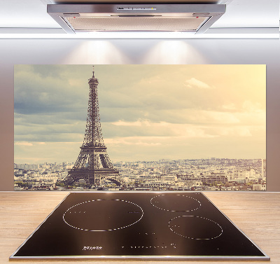 Glazen achterwand keuken Eiffeltoren Parijs