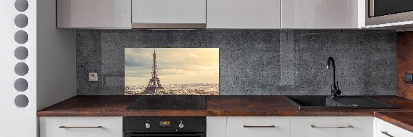 Glazen achterwand keuken Eiffeltoren Parijs