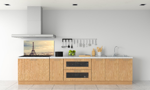 Glazen achterwand keuken Eiffeltoren Parijs