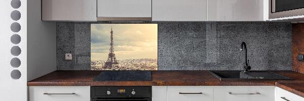 Glazen achterwand keuken Eiffeltoren Parijs