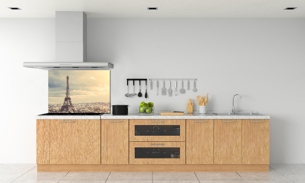 Glazen achterwand keuken Eiffeltoren Parijs