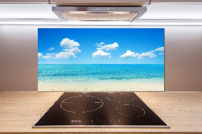 Spatscherm keuken Paradijsstrand