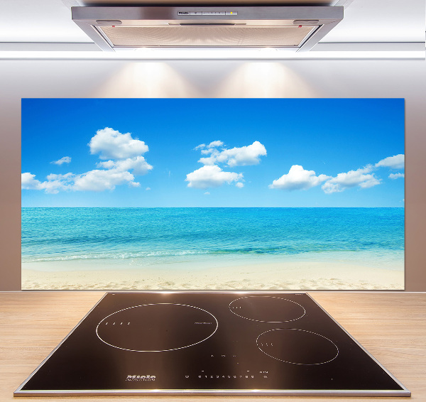 Spatscherm keuken Paradijsstrand