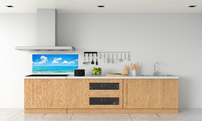 Spatscherm keuken Paradijsstrand