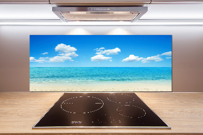 Spatscherm keuken Paradijsstrand