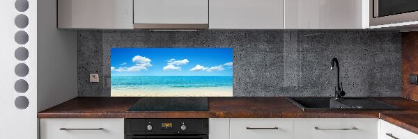 Spatscherm keuken Paradijsstrand