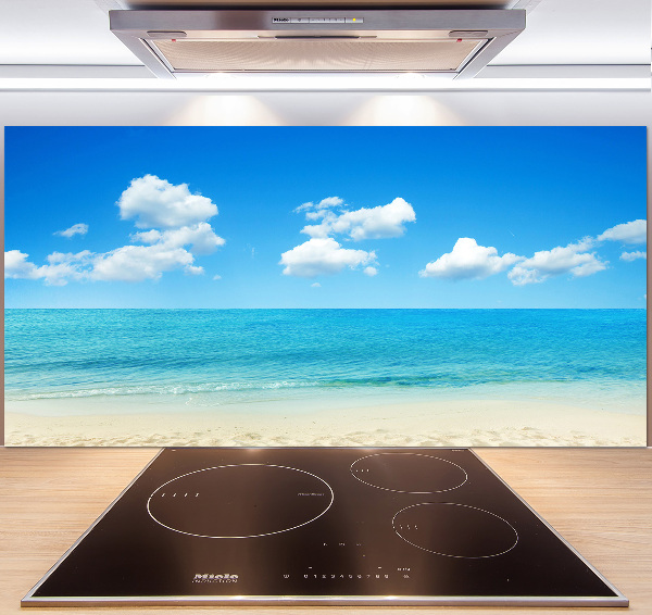 Spatscherm keuken Paradijsstrand