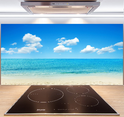 Spatscherm keuken Paradijsstrand