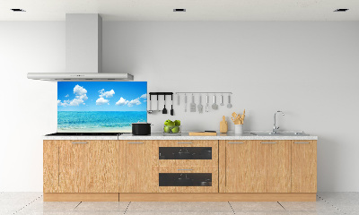 Spatscherm keuken Paradijsstrand